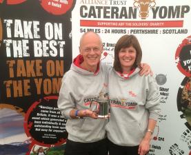 Cateran Yomp ... First Lady and Fastest Mixed Team
